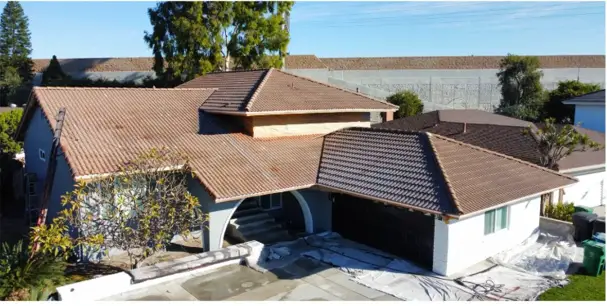 before roof